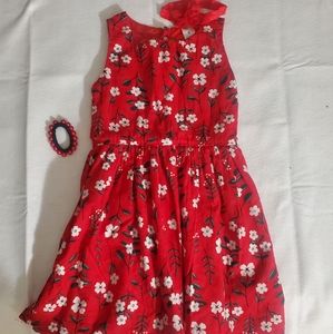 Carter's Red Floral dress / size 5